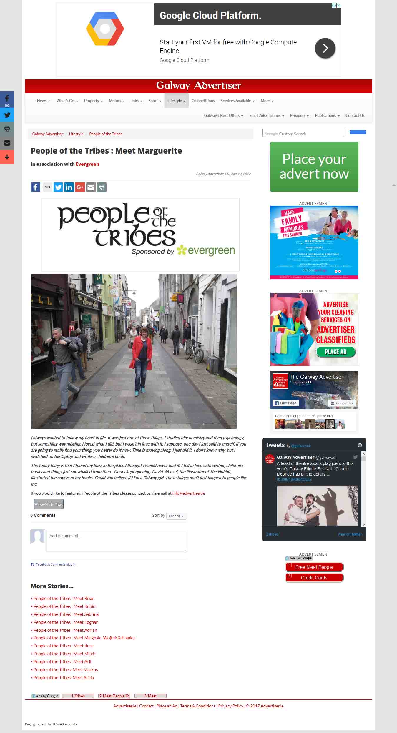 Galway Advertiser People of the Tribes